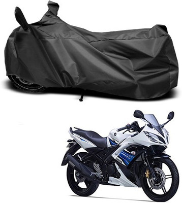 THE REAL ARV Waterproof Two Wheeler Cover for Yamaha(YZF R15 S, Black)