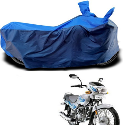 THE REAL ARV Waterproof Two Wheeler Cover for TVS(Victor GLX, Blue)