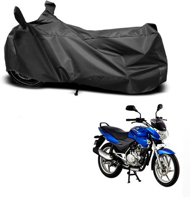 THE REAL ARV Waterproof Two Wheeler Cover for Bajaj(Discover 100 DTS-i, Black)