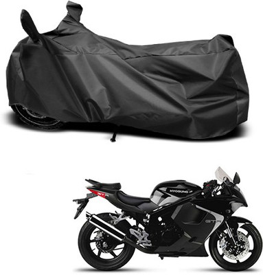 APNEK Waterproof Two Wheeler Cover for Hyosung(GT250R, Black)