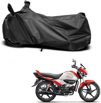 SMDP Two Wheeler Cover for Hero(Splendor I Smart, Black)
