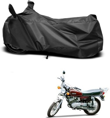 THE REAL ARV Waterproof Two Wheeler Cover for Yamaha(RX 100, Black)