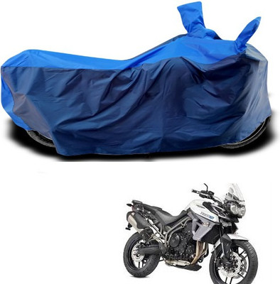 APNEK Waterproof Two Wheeler Cover for Triumph(Tiger 800 XR, Blue)