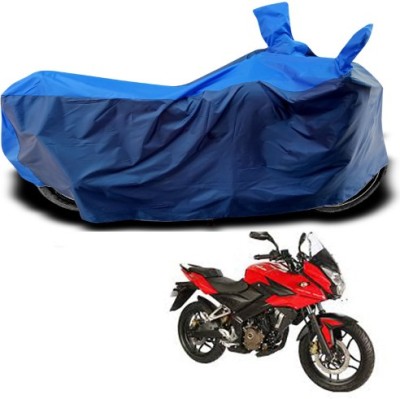 Mdstar Waterproof Two Wheeler Cover for Bajaj(Pulsar AS 150, Blue)