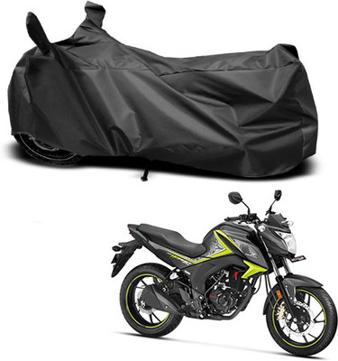 Gavya Waterproof Two Wheeler Cover for Honda(CB Hornet 160, Black)