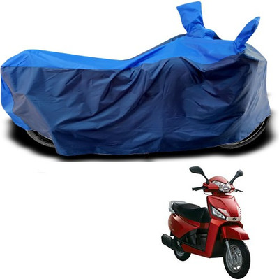 Gavya Waterproof Two Wheeler Cover for Mahindra(Gusto, Blue)
