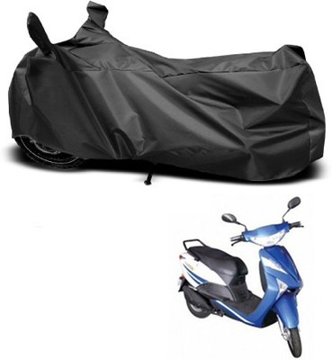 DeepShakshi AUTOMOTIVE Two Wheeler Cover for Indus(Yo Xplor, Black)