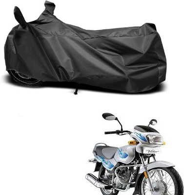 THE REAL ARV Waterproof Two Wheeler Cover for TVS(Victor GLX, Black)