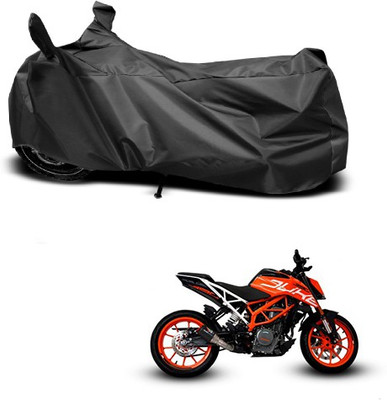 THE REAL ARV Waterproof Two Wheeler Cover for KTM(Duke 390, Black)