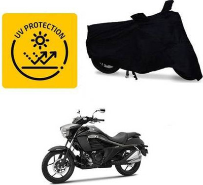 Love Me Waterproof Two Wheeler Cover for Suzuki(Intruder, Black)