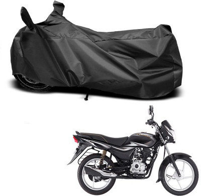 Gavya Waterproof Two Wheeler Cover for Bajaj(Platina 100 DTS-i, Black)