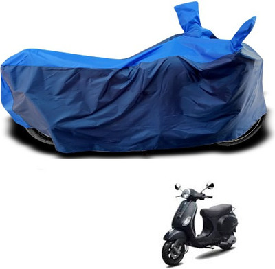 Gavya Waterproof Two Wheeler Cover for Piaggio(Vespa LX, Blue)