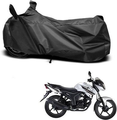 THE REAL ARV Waterproof Two Wheeler Cover for Yamaha(SZ-S, Black)