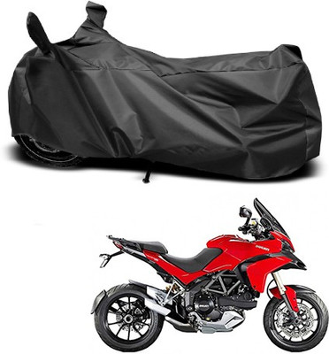 APNEK Waterproof Two Wheeler Cover for Ducati(Multistrada, Black)