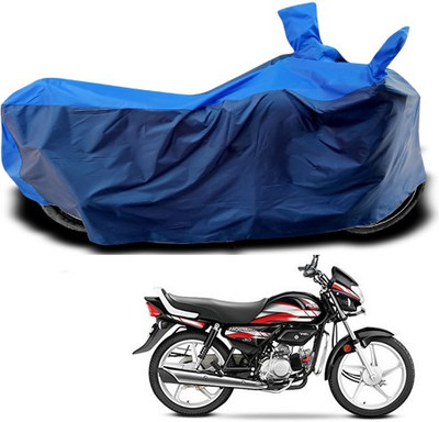 THE REAL ARV Waterproof Two Wheeler Cover for Hero(CD deluxe, Blue)