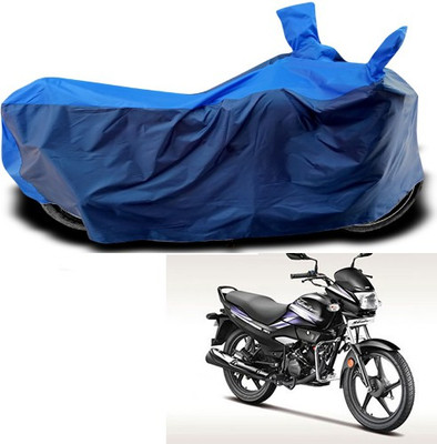 Mdstar Waterproof Two Wheeler Cover for Hero(Super Splendor, Blue)
