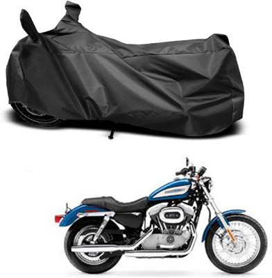 APNEK Waterproof Two Wheeler Cover for Harley Davidson(XL 883, Black)