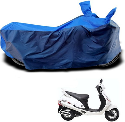 Gavya Waterproof Two Wheeler Cover for Mahindra(Duro, Blue)