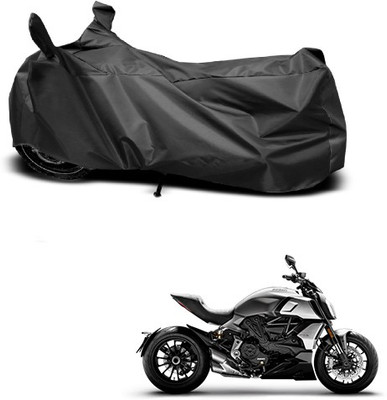 APNEK Waterproof Two Wheeler Cover for Ducati(Diavel, Black)