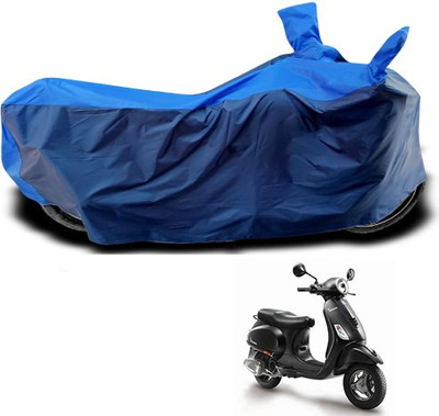 Gavya Waterproof Two Wheeler Cover for Piaggio(Piaggio Vespa, Blue)