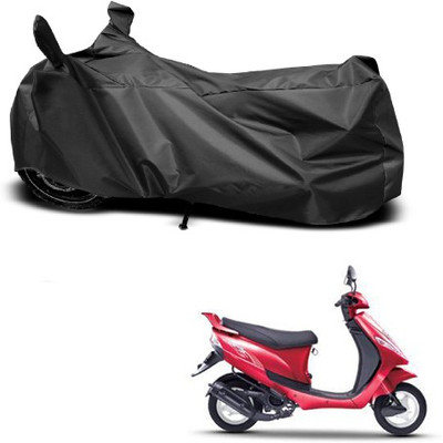 SMDP Two Wheeler Cover for Mahindra(Kine, Black)