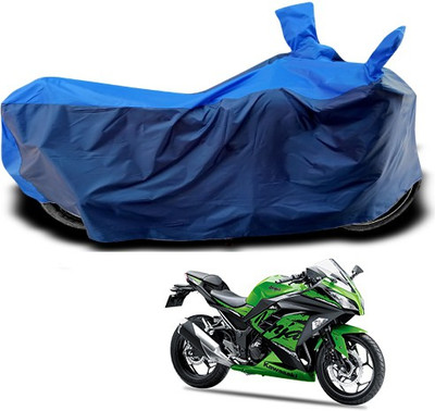 APNEK Waterproof Two Wheeler Cover for Kawasaki(Ninja 300, Blue)