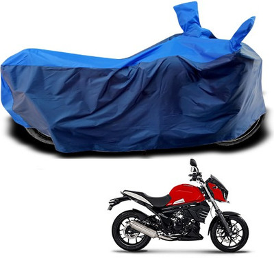 THE REAL ARV Waterproof Two Wheeler Cover for Mahindra(Mojo, Blue)