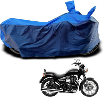 THE REAL ARV Waterproof Two Wheeler Cover for Royal Enfield(Thunderbird 350, Blue)