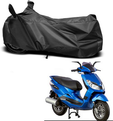 DeepShakshi AUTOMOTIVE Two Wheeler Cover for Bajaj(Sunny, Black)