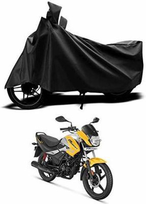 Love Me Waterproof Two Wheeler Cover for Hero(Passion Xpro, Black)