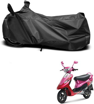 SMDP Two Wheeler Cover for TVS(Scooty Pep+, Black)
