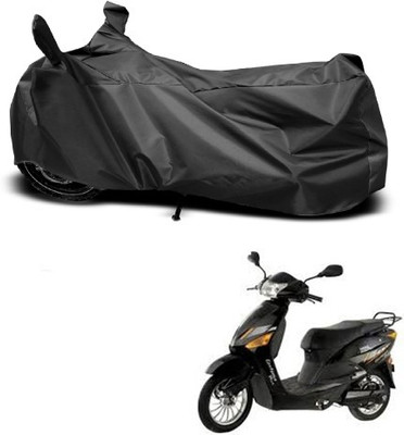 SMDP Two Wheeler Cover for Hero(Electric Zippy, Black)