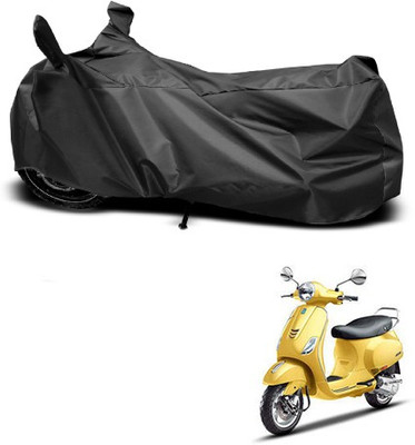 Gavya Waterproof Two Wheeler Cover for Piaggio(Vespa SXL, Black)
