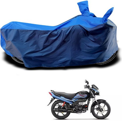 THE REAL ARV Waterproof Two Wheeler Cover for Hero(Passion Plus, Blue)