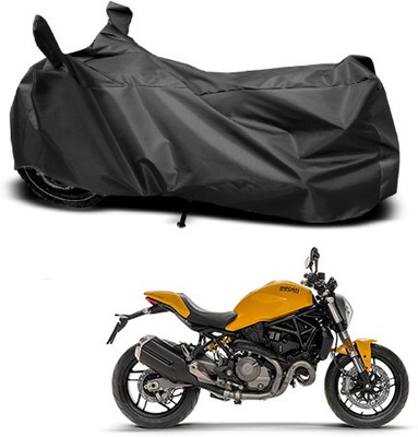 Gavya Waterproof Two Wheeler Cover for Ducati(Monster 821, Black)