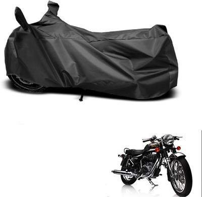 THE REAL ARV Waterproof Two Wheeler Cover for Royal Enfield(Continental GT, Black)
