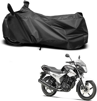 THE REAL ARV Waterproof Two Wheeler Cover for Yamaha(SZ R, Black)