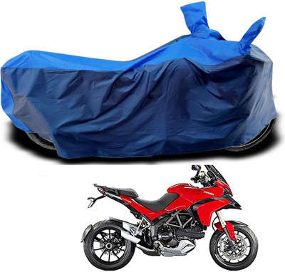 APNEK Waterproof Two Wheeler Cover for Ducati(Multistrada, Blue)