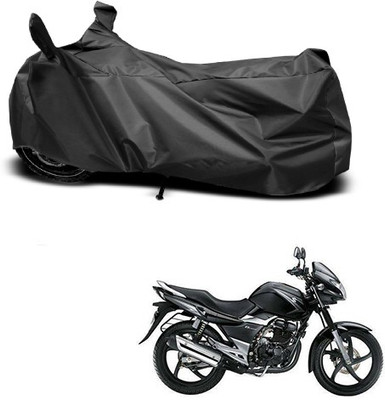 SMDP Two Wheeler Cover for Suzuki(GS, Black)