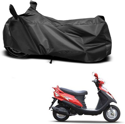 THE REAL ARV Waterproof Two Wheeler Cover for Mahindra(Flyte, Black)