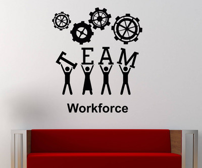 fuzzy 75 cm quotes Self Adhesive Sticker(Pack of 1)
