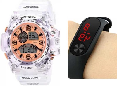 Giffemans watchs Digital NEW GENERATION DIGITAL NEW DIGITAL LED SPORTS Digital smart Watch Unique Arrow New Arrival Silicon Strap (S-SHOCK) (G90) DIGITAL STYLISH WATCHES FOR KIDS Digital Watch - For Men New Latest Red LED Illuminated Display LED,Digital Black Digital Watch Digital Watch Analog-Digit