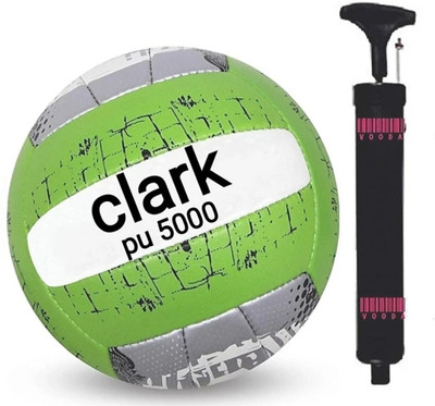 clark Green pu 5000 with pump size 4 volleyball Volleyball - Size: 4(Standard, Pack of 1)