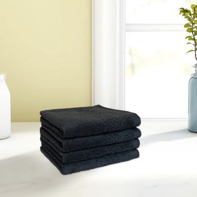 SPACES Cotton 450 GSM Face Towel Set(Pack of 4)