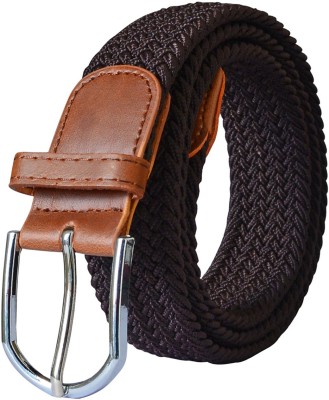 LOOPA Men Casual Brown Nylon Belt