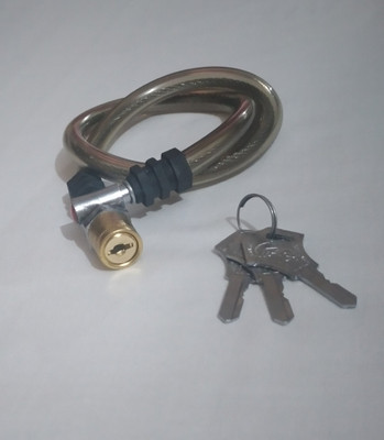 Cyclic Steel Strong Bicycle/Luggage/Helmet Multi-Purpose Cable Lock With 3 Keys Cycle Lock