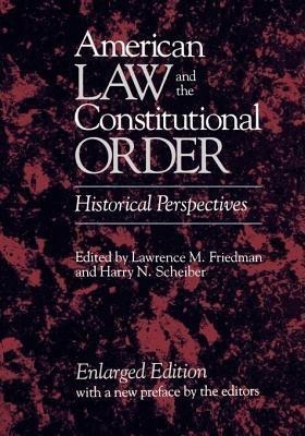 American Law and the Constitutional Order(English, Paperback, unknown)