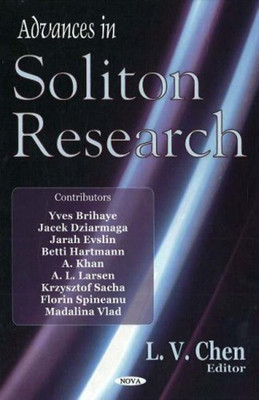 Advances in Soliton Research(English, Hardcover, unknown)
