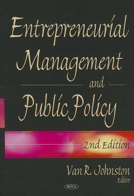 Entrepreneurial Management & Public Policy(English, Hardcover, unknown)