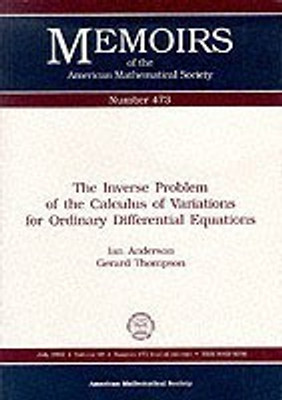 The Inverse Problem Of The Calculus Of Variations For Ordinary Differential Equations(English, Paperback, unknown)